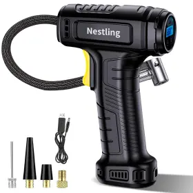 St-5007 Nestling Tire Inflator Portable Air Compressor 12v Cordless Car Tyre Inflat... Fast Ship St-5007 Nestling Tire Inflator Portable Air Compressor 12v Cordless Car Tyre Inflat... Fast Ship