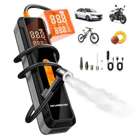 B0f59sdn66 Neverland 20000mah Portable Tire Inflator 150psi 12v Car Air Compressor Gauge