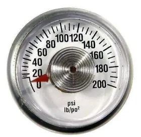New Air Tool Parts 707963568393 Pg14 Emglo Compressor Gauge 1-1/2 Inch 200psi 1/4 Npt Jenny