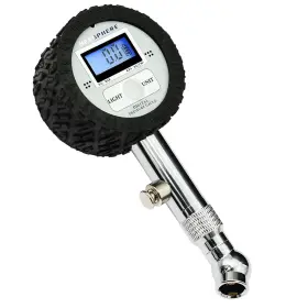 Nexsphere 445054416446 1.5ftft Digital Tire Pressure Gauge Led Display With 360 Swivel Chuck High