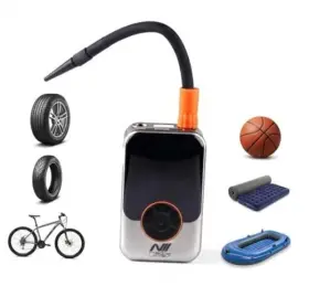 Next Waves 780518614486 Nextwaves Portable Tire Inflator Electric Mini Air Pump With Digital Display
