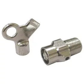 Niathi 713356500390 1/8 Inch -27 Ips Male Bleeder Air Valve With Key