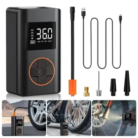 Nsioutlet 616361646063 150 Psi Digital Air Pump Portable Tire Inflator For Car Bicycles Motorcycle Ball