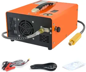 Nuoge 445031224255 Pcp Air Compressor With Auto-stop Portable 4500psi High Pressure Pump Built-in