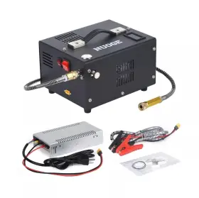 Nuoge Dqj001 Pcp Air Compressor 4500psi 30mpa Powered By Car 12v Dc Or Home 110v Ac