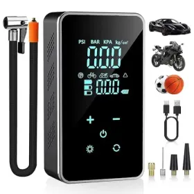 Oaf Llc 199874848587 Portable Tire Inflator Air Compressor Cordless 150 Psi Digital Car