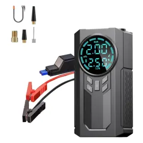 Jn-088 Odegnc Jump Starter With Air Compressor 5000a 160psi Battery Jumper Portable