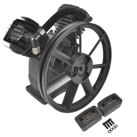 Oe Quality Bv65 3hp V-style Cast Iron Air Compressor Pump 12.7 Cfm For Under 60 Gallons