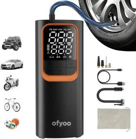 Cqb-t10 Ofyoo Tire Inflator Portable Air Compressor Pump With 170psi High Pressure Digital