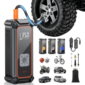 Olarhike 810080922624 Cordless Tire Inflator Portable Air Compressor-dual Mode Inflation