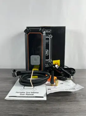 Olarhike A5b12 Black 5v/2a Portable Tire Inflator With User Manual