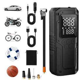 Xf-cqb-0002 Olylo Tire Inflator Portable Air Compressor Automobile Pump-150psi Pump&