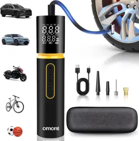 Omont 445034130126 Tire Inflator Portable Air Compressor 150psi And 20000mah Cordless Pump For C