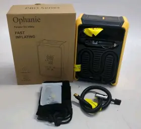 Ophanie 706189604649 Cordless Portable Tire Inflator 160 Psi Digital Pressure Gauge
