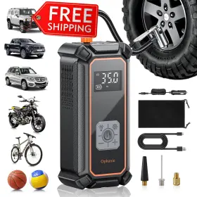 Tic3v307wm Ophanie Cordless Portable Tire Inflator - 160 Psi Digital Pressure Gauge Air Co