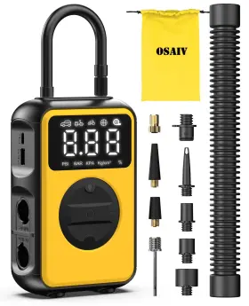 Osaiv P190 Tire Inflator Portable Air Compressor 150psi Cordless Pump And 4.0