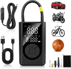 Owekfifv 313094649605 Tire Inflator Portable Air Compressor Cordless Smart Pump 150 Psi