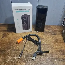 Paddsun 880458408074 Wireless Handheld Tire Inflator Portable Electric Car Air Pump Compressor 180psi