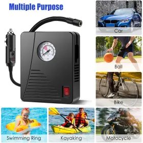 Paddsun 883148829289 1x Car Inflatable Air Compressor Portable Automobile Pump Wheel 96w