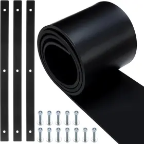 1335  Pangda 445002091053 8 X Ft Universal Rubber Snow Deflector Kit 5/16-3/8 Thick Heavy Duty Straight