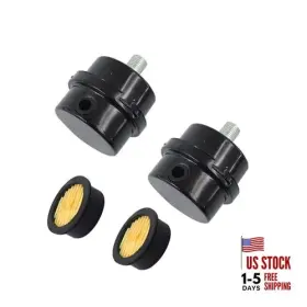 0120 Pdetveo 2pcs 1/2 Metal Air Compressor Intake Filter Sound Muffler 13mm/0.51inch