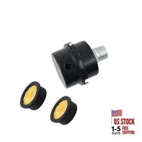 Pdetveo 0122 2pcs 0.79 Metal Air Compressor Intake Filter Sound Muffler 20mm/0.79inch