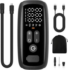 T09-1 Peseil Tire Inflator Portable Air Compressor 28 Cylinders 12v 140w Aut
