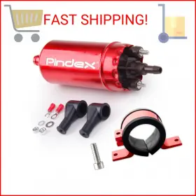 Ba10103177 Pindex Universal External In Line Fuel Pump 116 Psi High Pressure 12v Electric P