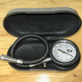 Rh60x-pors Porsche Tire Gauge With Hard Cover Case
