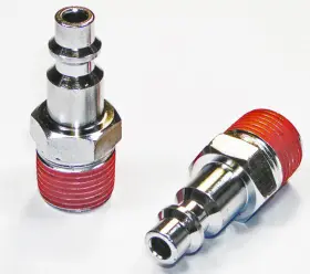 887077 Porter Cable Replacement 2 Pack 1/4 Inch Male Quick Connect Fitting - 887077-2pk