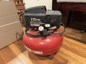 Cfbn125a-3 Porter-cable 135 Psi 6 Gallon Oil-free Pancake Air Compressor 2.6scfm Cfbn125a-3 Porter-cable 135 Psi 6 Gallon Oil-free Pancake Air Compressor 2.6scfm