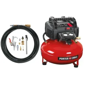 Porter Cable Pxcm2002-wk 6 Gal Pancake Air Compressor Kit 150 Psi 0.8 Hp