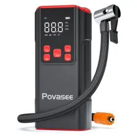 Povasee 313039886850 Tire Inflator Portable Air Compressor 150psi Pump For Car Tires