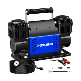 Poxurio 790864450461 Offroad Air Compressor 12.35cfm Dual Cylinder Portable Inflator 12v 150