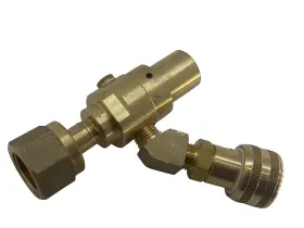 1000-150f-320-qc Preece Precision High Flow 150 Psi Fixed Carbon Dioxide Piston Regulator For Tire Inflation