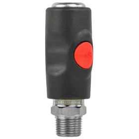 Usi061252 Prevost 3/8 Inch Npt Push Button Automotive Style Coupler Truflate Prevos1