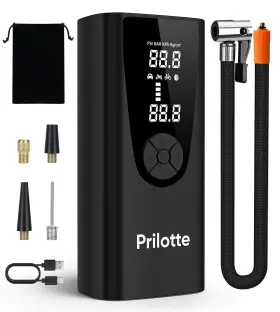 Prilotte 751031929142 Tire Inflator Portable Air Compressor-upgrade 20000 Mah Pump For Car -150