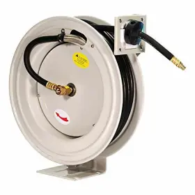 Hrrub380253 Primefit Open Box - Retractable Air Hose Reel With 25-foot Rubber
