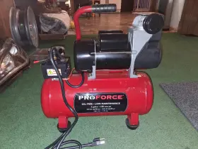 Vpf1080318 Proforce 1 Hp 3 Gal. Oil-free Horizontal Hot Dog Air Compressor New