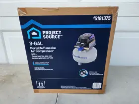 0210342 Project Source 3-gallon Portable Electric Pancake Air Compressor