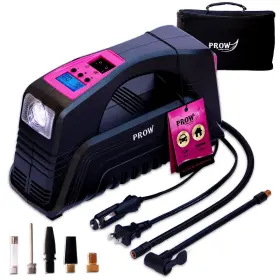 Prow 860002296807 Electric Air Compressor Tire Inflator Ac/dc Portable For Car Dc 12v Home