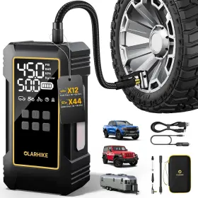 Proxxi 705353439902 12000mah Heavy Duty Tire Inflator With Digital Gauge 150psi Dual Power