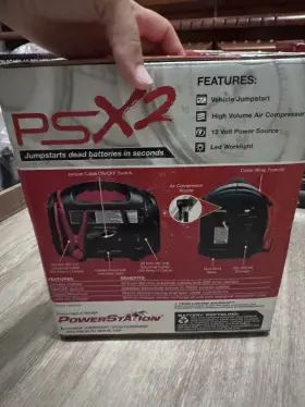 Psx2 Jumpstarter 51200 New Powerstation Air Compressor 12v Power Pack