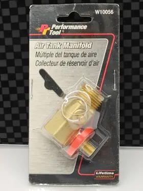 Hr4036 Pt Performance Tool Performan Air Tank Manifold With Bronze Shut Off Safety Valve And Relief