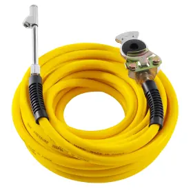 Pu005 Puaibbsi Semi Truck Tire Inflator Kit 3/8 Inch X 50 Ft. With Glad Hand And Chuck Air H