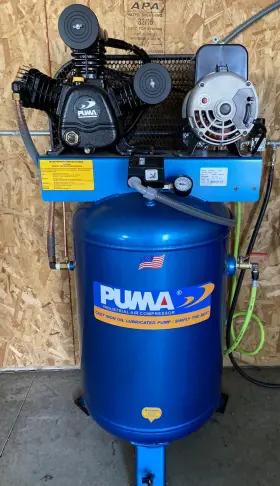 Puma P34k Te-5040v 40 Gallon 175 Psi Vertical Air Compressor 14.0 Cfm 90psi
