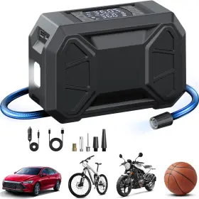 Czk-dc01 Pumptiva Tire Inflator Portable Air Compressor 150 Psi Cordless Pump 12v