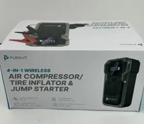 Usar68003-blk Pursuit 4- In - 1 Jump Starter And Tire Pump 150 Psi Inflator Black