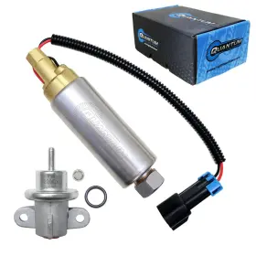 Qfs Hfp-702-r Fuel Pump With 200kpa Regulator For Mercruiser V6 V8 Inboard/sterndrive 2.5