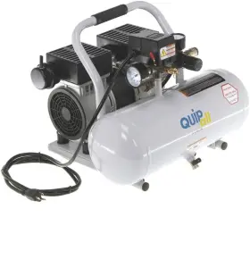 2-1-sil-al Quipall 1 Hp 2 Gallon Oil-free Hotdog Air Compressor